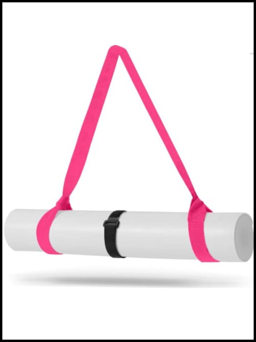 Yoga Mat Carrier Strap Adjustable Cotton Blend for Gym & Stretching